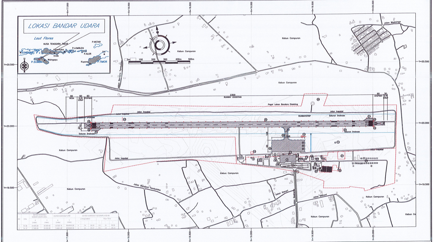 Gambar Peta Bandara Peta Berdasarkan Rencana Induk Tahun 2022