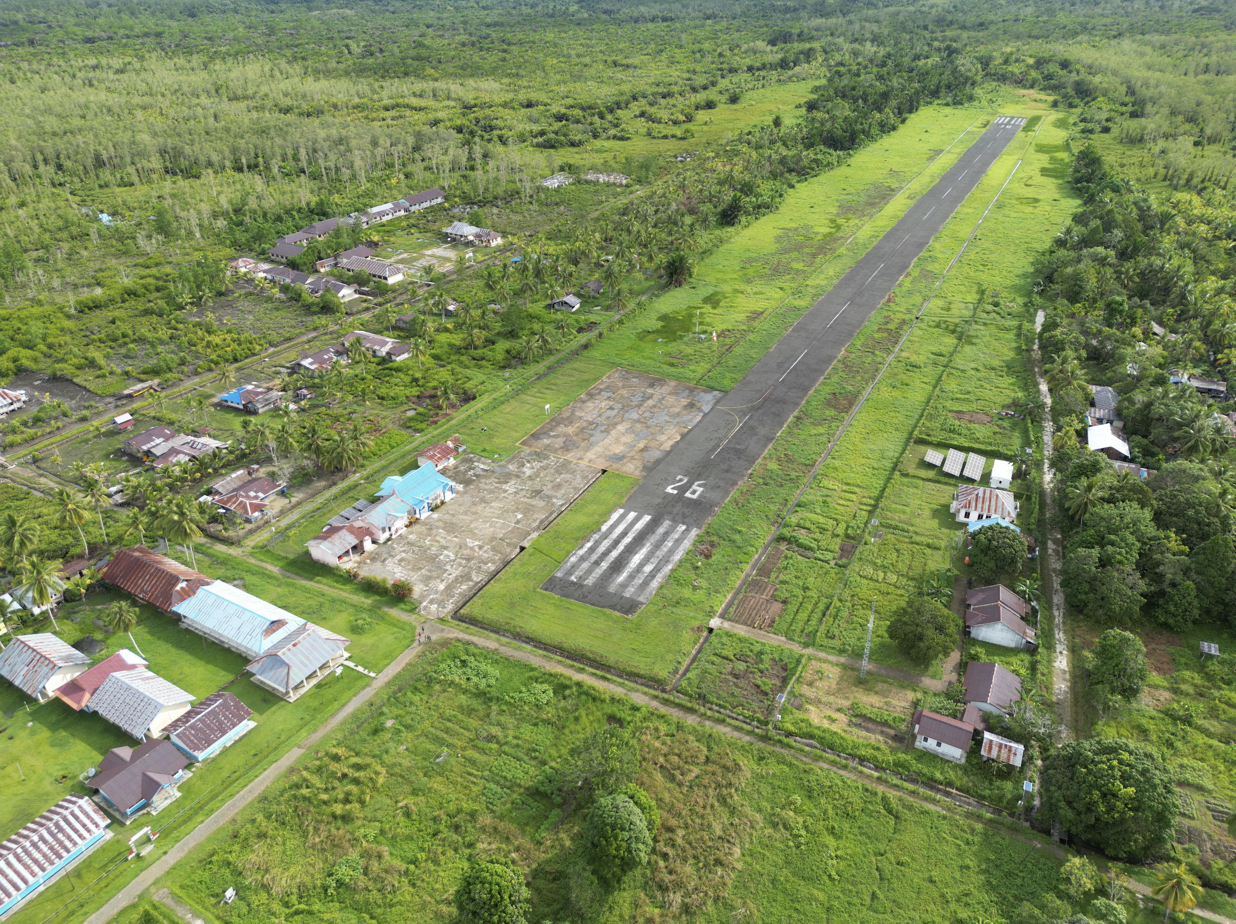 Foto Bandara Foto Aerial Bandara Inanwatan